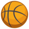 Basketball emoji on Emojione
